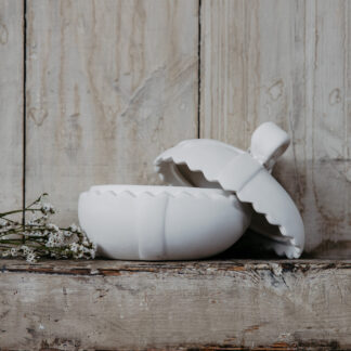 Påskägg LUNDBY vit stor