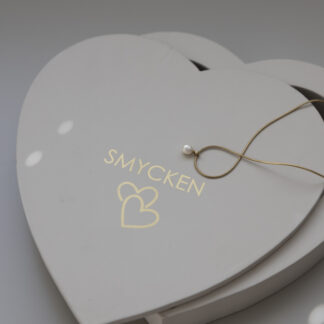 Trälåda hjärta "Smycken" Strl. 20x20cm