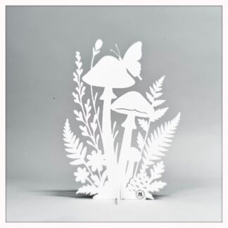 Flugsvamp VIT i plåt