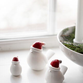 Elin- stor röd dekoration