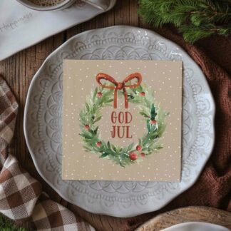 Majas Cottage Servetter/ Napkins God Jul
