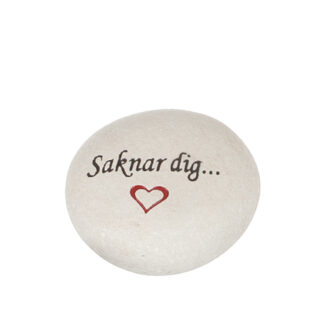 Sten "Saknar dig" strl.ca 8 cm