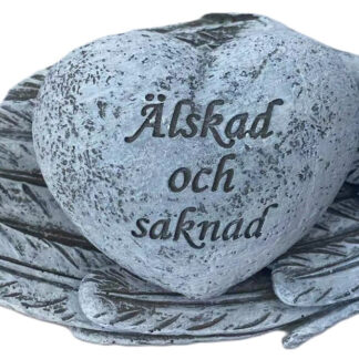 Älskad och saknad - Änglavinge Längd 14 cm, Polyresin